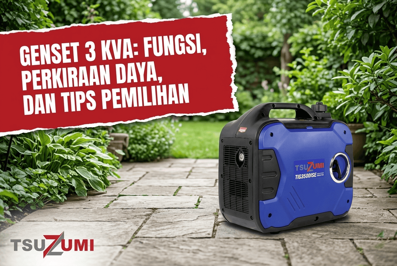 Genset 3 kVA: Fungsi, Perkiraan Daya, dan Tips Pemilihan