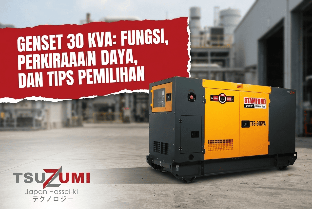 Genset 30 kVA: Fungsi, Perkiraan Daya, dan Tips Pemilihan