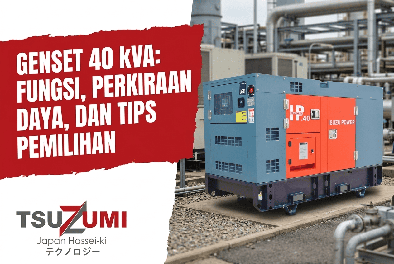 Genset 40 kVA: Fungsi, Perkiraan Daya, dan Tips Pemilihan