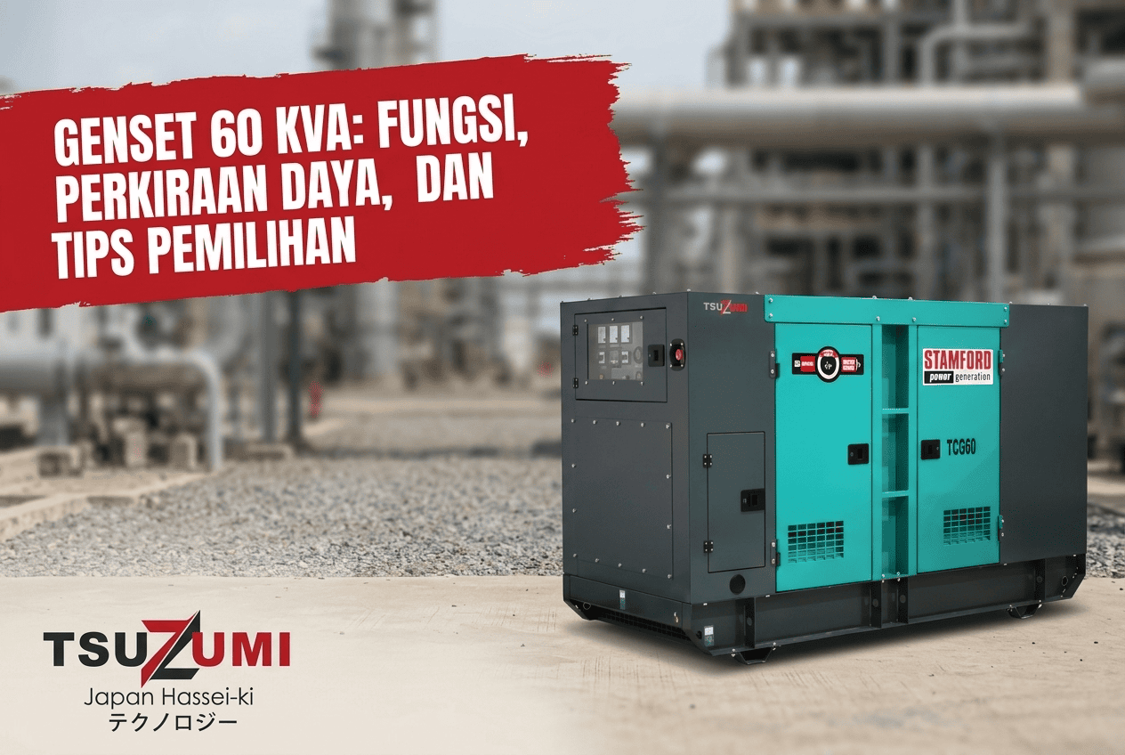 Genset 60 kVA: Fungsi, Perkiraan Daya, dan Tips Pemilihan